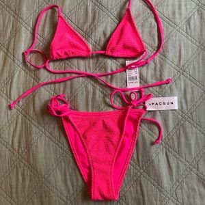 PacSun LA Hearts Hot Pink Bikini